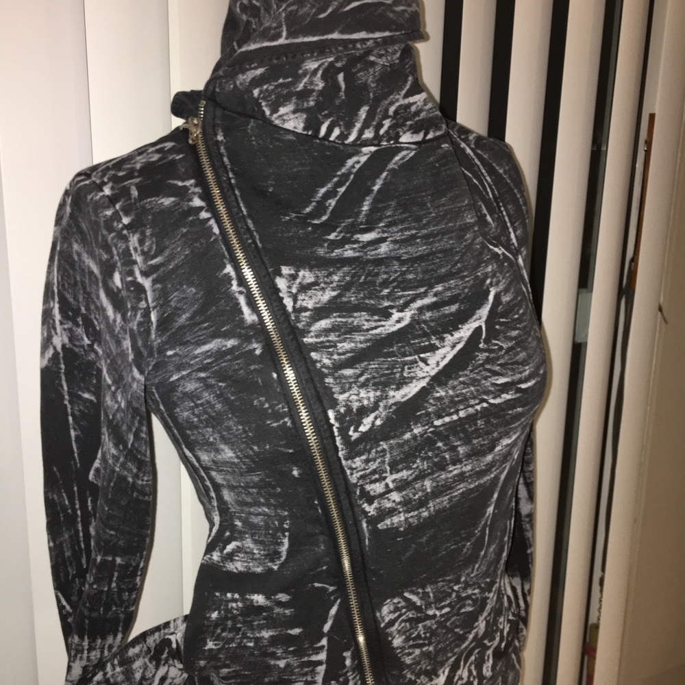 Asymmetrical Moto Kayla Cotton Jacket xs